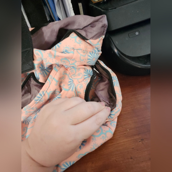 Morhua Peach colored beach tote bag - Picture 2 of 7